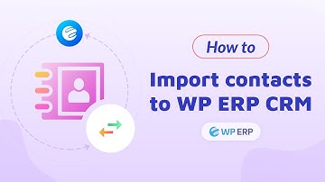 How to import and export contacts in WordPress CRM