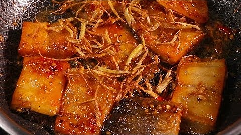 Cách làm Khô Cá Dứa Rim Chua Ngọt với chanh gừng cực kỳ ngon cơm