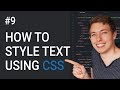 9: CSS Text Styling Tutorial | Basics of CSS | Learn HTML and CSS | HTML Tutorial