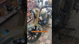 royal Enfield 350 classic full body lamination.#motomantra