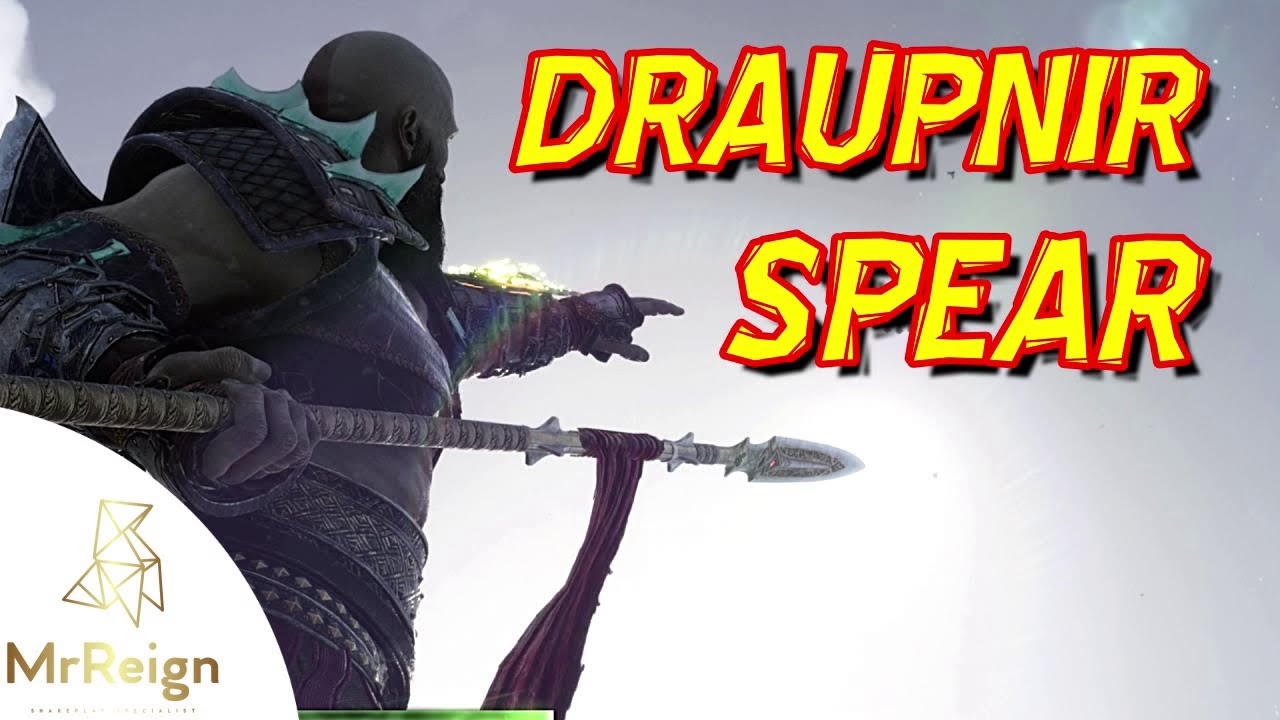 Draupnir Spear - Krato's new weapon  GOD OF WAR RAGNARÖK (PS5 4K 60FPS) 