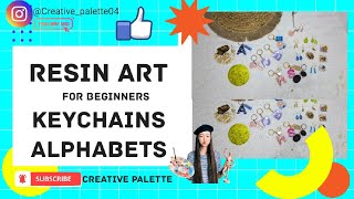 Resin keychain | Resin keychain tutorial for beginners | Resin keychain ideas DIY