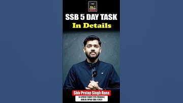 SSB Interview: 5-Day Process in Detail || SSB Interview Tasks