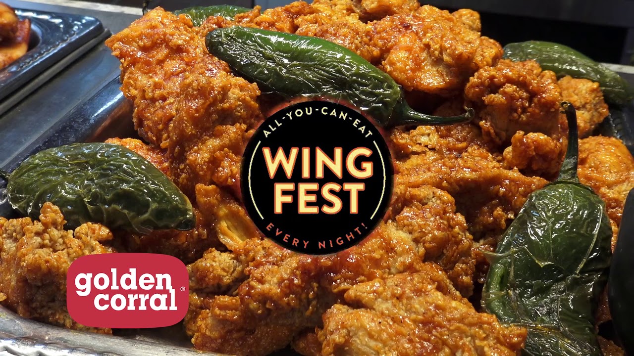 Golden Corral Wing Fest YouTube