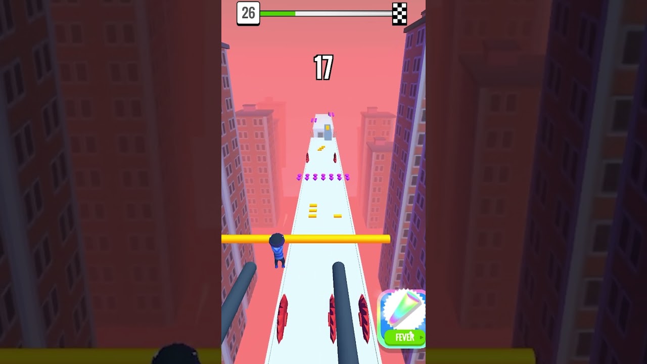 Satisfying Mobile Games 2023 - Roof Rails All Levels Gameplay Walkthrough Android, ios max