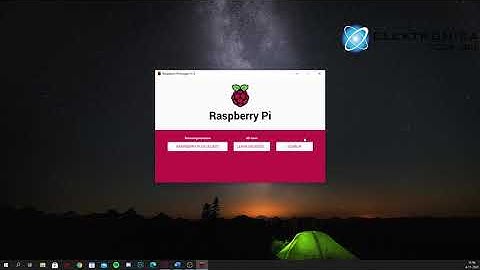 Raspberry Pi imager installeren & gebruiken