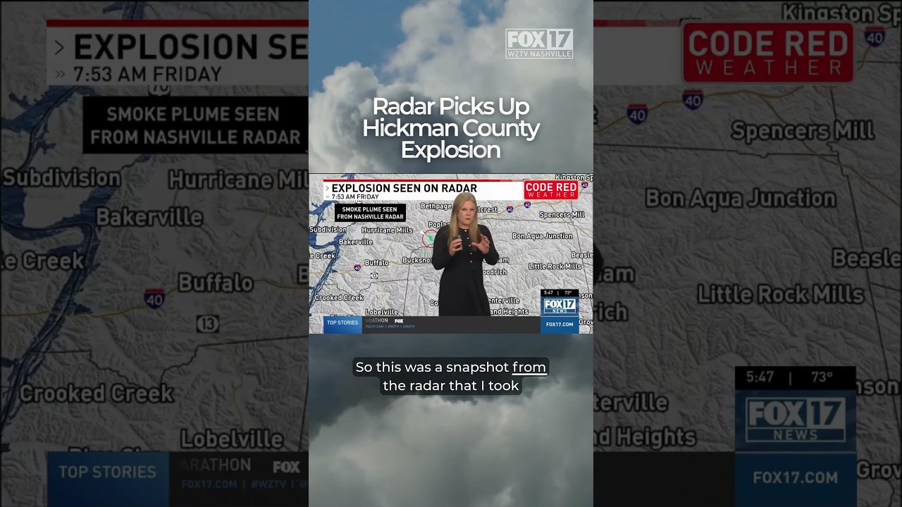 Радар зафиксировал смертельный взрыв