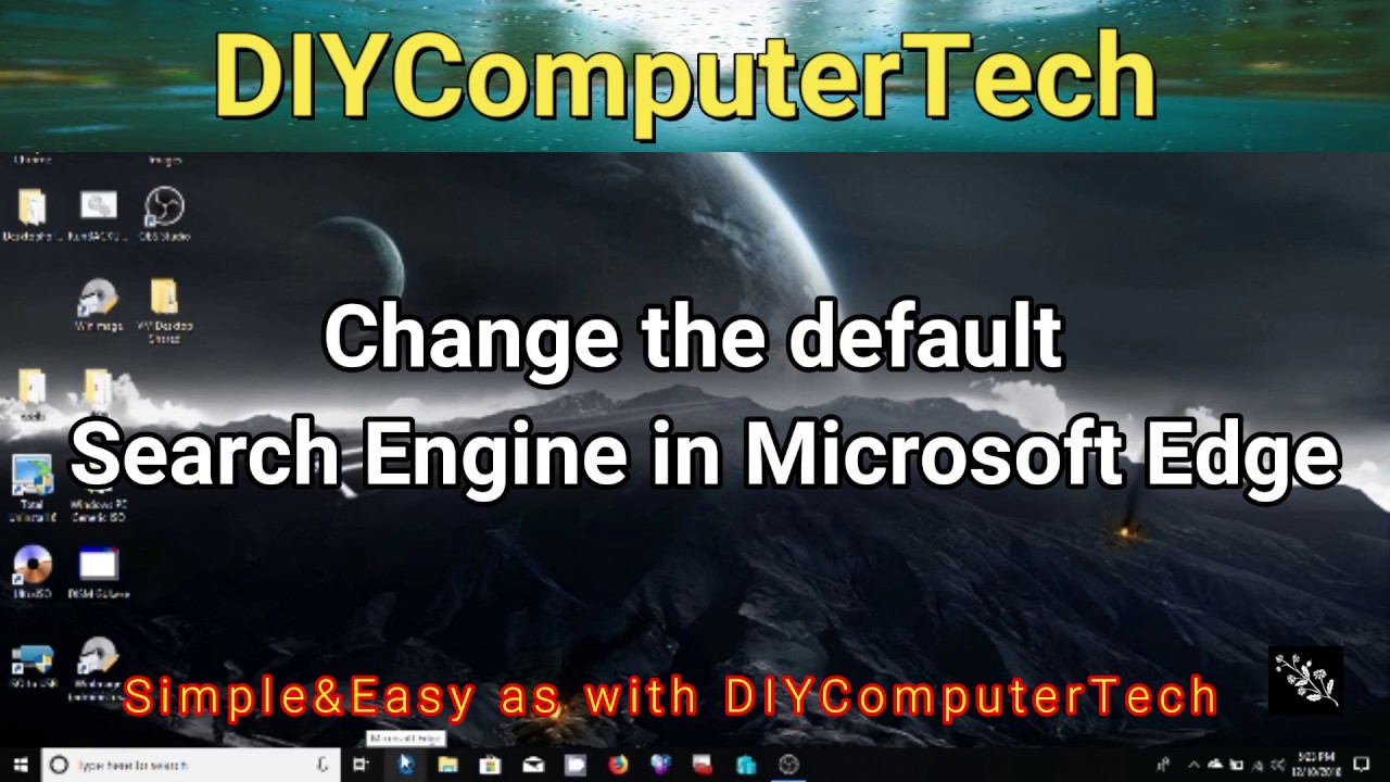 How to change the default search engine on Microsoft Edge ...