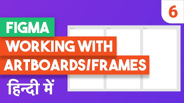 Working with frames or artboards in figma  | Figma tutorial in Hindi part 6