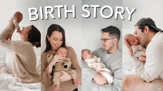 BIRTH STORY | *positive* unmedicated birth of our baby boy