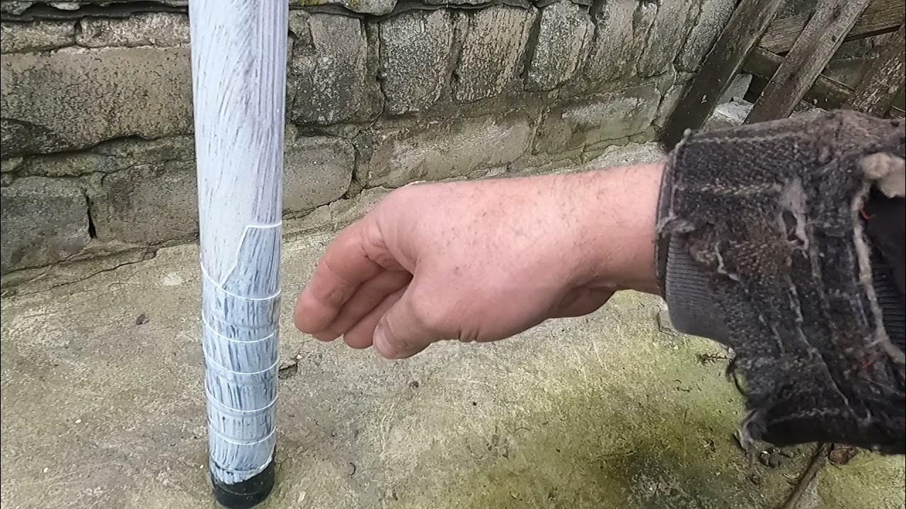 Поставил столбы для навеса - YouTube