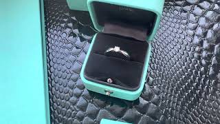 Шикарное кольцо Tiffany Бриллиант