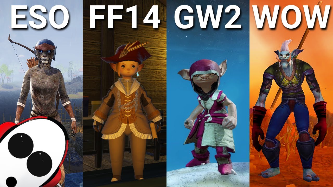 MMORPG Comparison 2020 | Roles and Classes | ESO vs FFXIV vs GW2 vs WOW