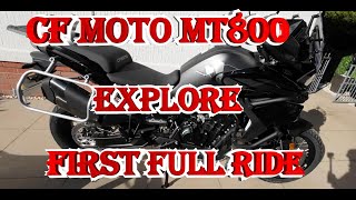 Experience The Cf Moto Mt 800 Explore In Action  First Full Ride!