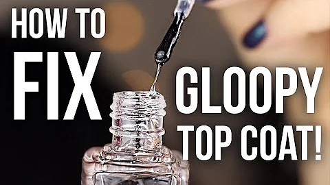 How to FIX Old Thick Gloopy Top Coat (and Base Coat!) | KELLI MARISSA