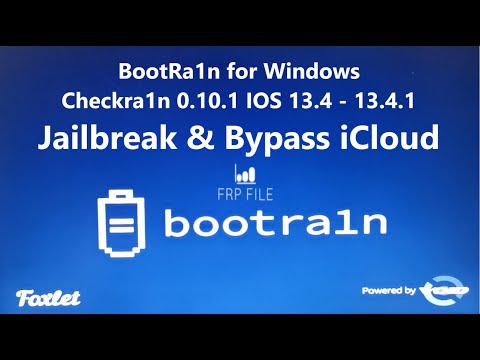 BootRa1n Checkra1n 0.10.2 Windows Jailbreak and Bypass iCloud iOS 13.3 - 13.5