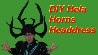 DIY Hela Horns Headdress
