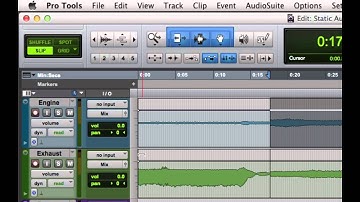 Writing Static Automation in Pro Tools