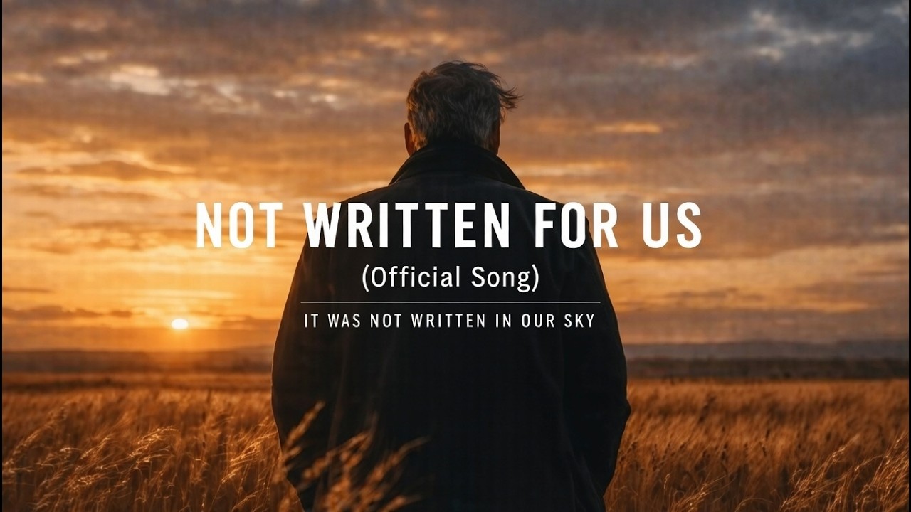 Not Written for Us 🎶 | Lyric Music by Serdar V//Americana / Modern Folk