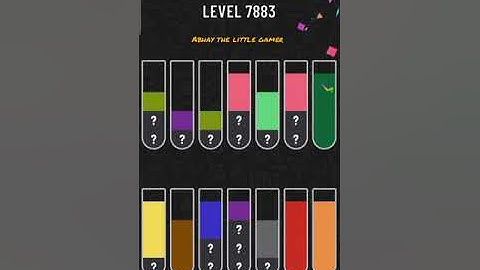 Water sort puzzle level 7883