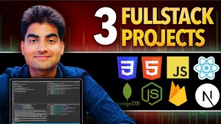 Build these awesome Full Stack projects ASAP!