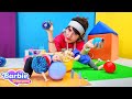 Barbie oyunları! Hamile Barbie pilates dersine katılıyor! Spor yapma oyunları