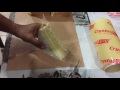 Fastest and easiest way how to wrap a sandwich using a plastic wrapper/ bungkus sandwich