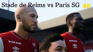 FC 24 Gameplay [PS5 4K] Stade de Reims vs Paris SG-LIGUE 1 [EA SPORTS]