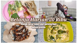 Belanja Harian 20 Ribu Bisa Masak 2 Menu Harian | Kegiatan Harian IRT