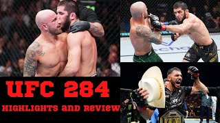 UFC 284- Highlights and Review