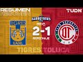 Resumen y goles | Tigres 2-1 Toluca | Guard1anes 2020 Liga Mx  | TUDN