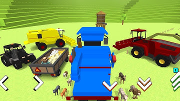 Blocky Farm & Racing Simulator - Mixed Up Fruits | Game Play #mobadu Android & IOS