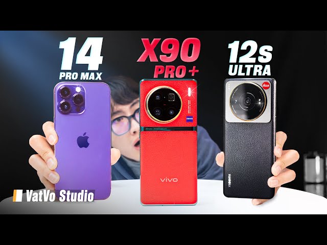 So sánh vivo X90 Pro+, iPhone 14 Pro Max & Xiaomi 12S Ultra: sự khác biệt của 2 cảm biến ảnh 1 inch
