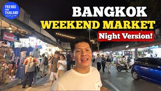 Not many people knows!! Chatuchak Weekend Market( JJ market ) at night!!!