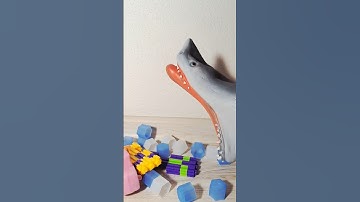 Creeper Like Shark puppet 🦈🌈 #asmr #satisfying