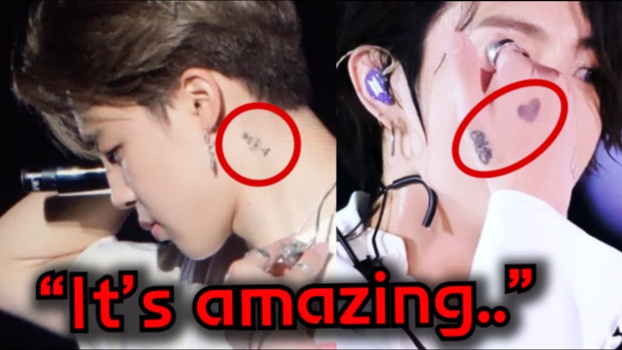 Love BTS Jimin  Jungkooks Tattoos Heres What They Mean