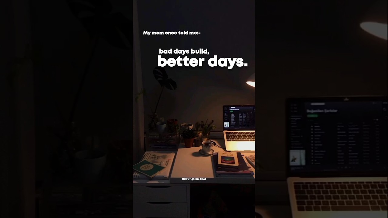 bad days build better days 😣 