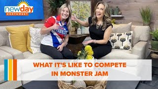 Female Monster Jam driver on competing in a male-dominated sport - New Day NW