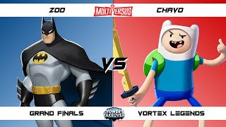 Vortex Legends GRAND FINALS - Zoo (Batman) vs Chavo (Finn) MultiVersus Tournament