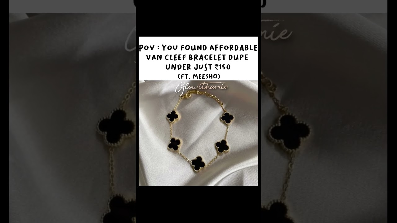 Affordable van cleef bracelet dupe 👀✨ 
