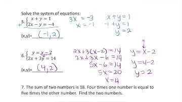 2.1-2.3 Quiz Review Linear Equations and Systems