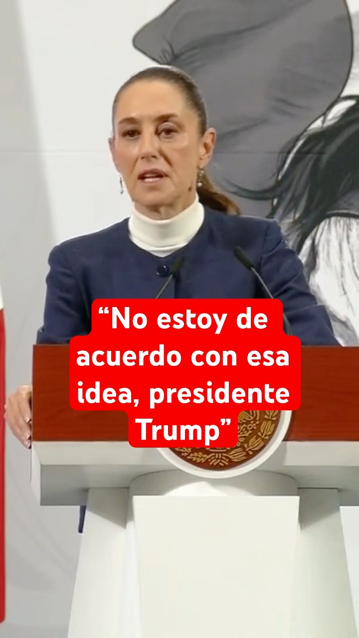 Esto le contestó Sheinbaum a Trump sobre que su gobierno está involucrado con el crimen organizado