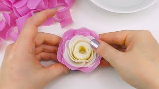 How to make soap rose for ASMR video. Very Satisfying Video. Crushing crunchy soap rose.
