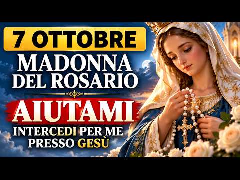 Video 7 OTTOBRE Preghiera della Notte alla MADONNA DEL ROSARIO per un Riposo Sereno e in Pace