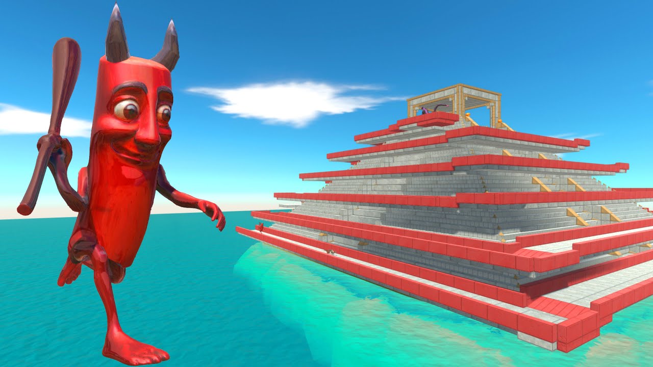 Escape From Demon Tung Tung Tung Sahur - Animal Revolt Battle Simulator