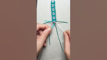 How to make simple Bracelet pulsera #diy #crafts #handmade#tutorial#friendshipbracelet #shortsvideo