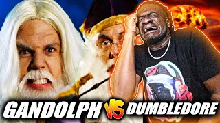 CAN THEY SAY THAT?! | Gandalf vs Dumbledore. Epic Rap Battles of History (REACTION)