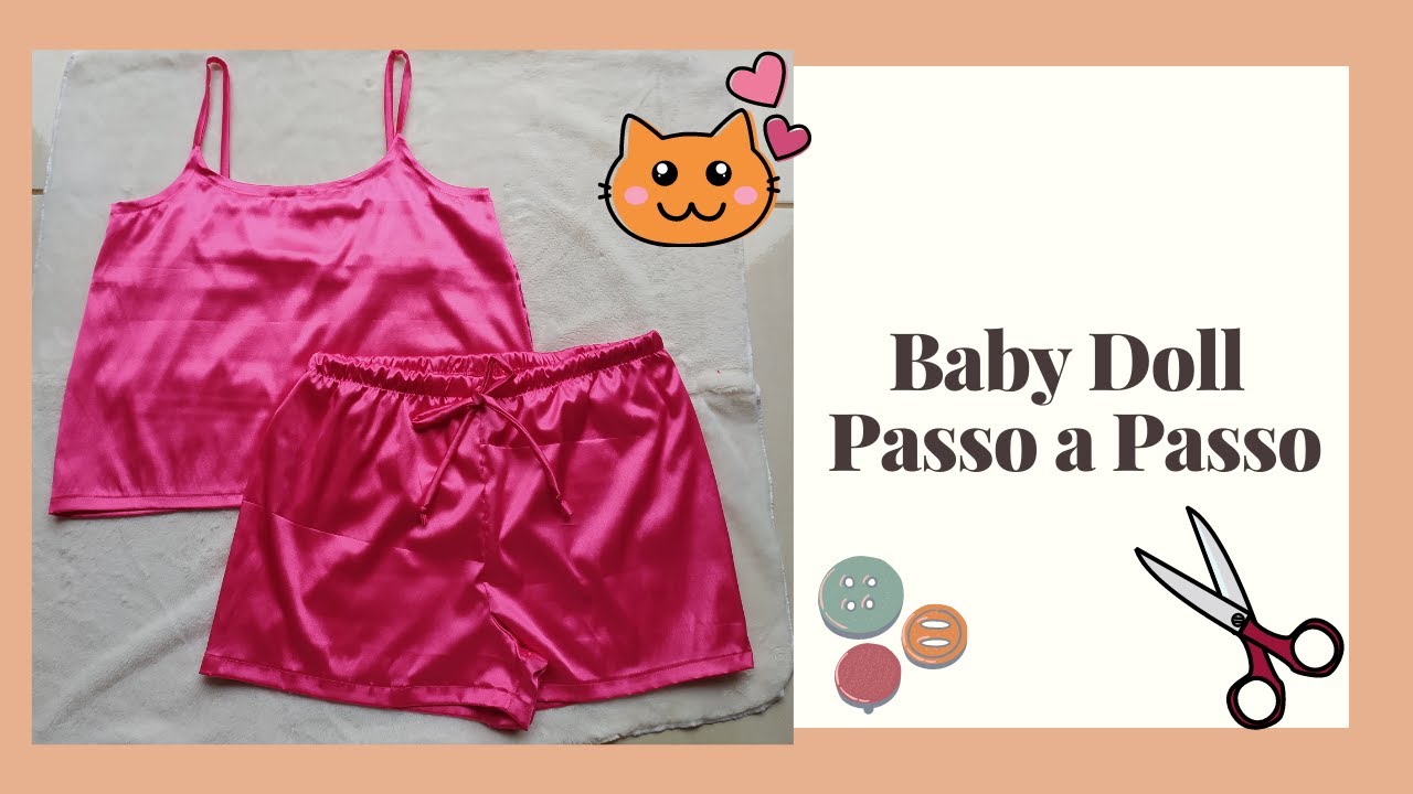 Baby Doll de Cetim YouTube