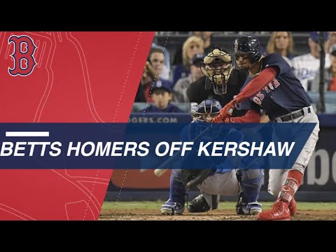 Betts extends Boston's lead with home run off Kershaw