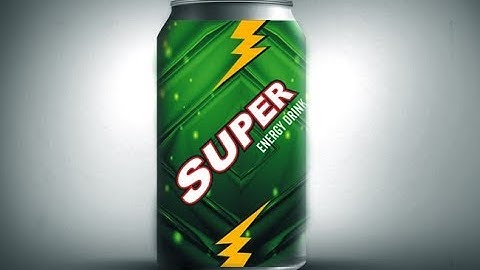 Energy Drink Cane Label Design [ CorelDraw Tutorial]